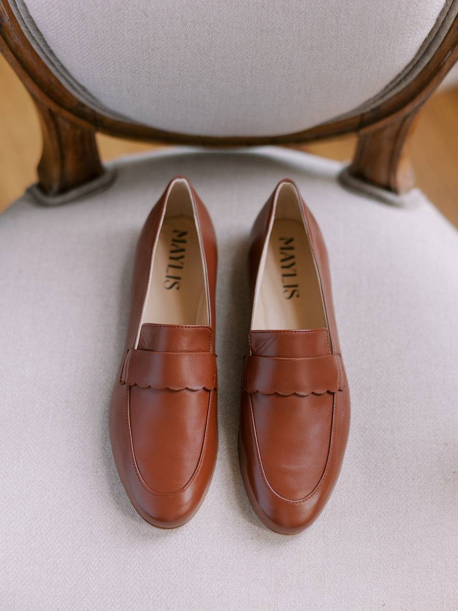 The Catherine Loafer in Cognac – Maylis